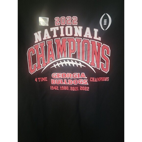 Blue 84 Georgia Bulldogs 2022 4 Time National Champions NCAA Small New B7 NWT - Picture 2 of 4